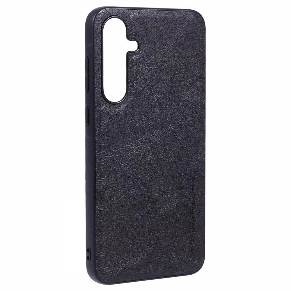 X-LEVEL Bojue-3 Series For Samsung Galaxy S23 FE Case Leather+TPU+PC Phone Cover - Black - 3