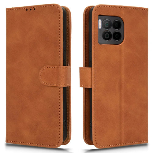 For T-Mobile REVVL 7 Pro / T Phone 2 Pro 5G Case PU Leather Flip Phone Cover - Brown - 1