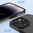X-LEVEL Phone Case for iPhone 12 Pro Max Matte PC+TPU Mobile Phone Cover - Black - 3