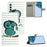 For Samsung Galaxy S24 FE Case Wallet PU Leather Flip Phone Cover Pattern Printing - Dots / Owl - 4