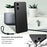 VILI TH Series for Sony Xperia 10 VI Case TPU + PC + Leather Back Cover - Black - 3