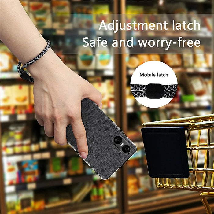 VILI TH Series for Sony Xperia 10 VI Case TPU + PC + Leather Back Cover - Black - 4
