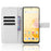 For Blackview Shark 8 / Oscal Tiger 12 Case Diamond Texture Leather Phone Cover Wallet - White - 2