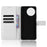 For Blackview Shark 8 / Oscal Tiger 12 Case Diamond Texture Leather Phone Cover Wallet - White - 4