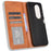 For Oukitel C38 Case Retro Leather Phone Cover Wallet Magnetic Absorption Protection - Brown - 5