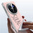 SULADA For vivo X Fold3 Pro Magnetic Case Leather+PC Folding Phone Cover with Spring Hinge - Pink - 3