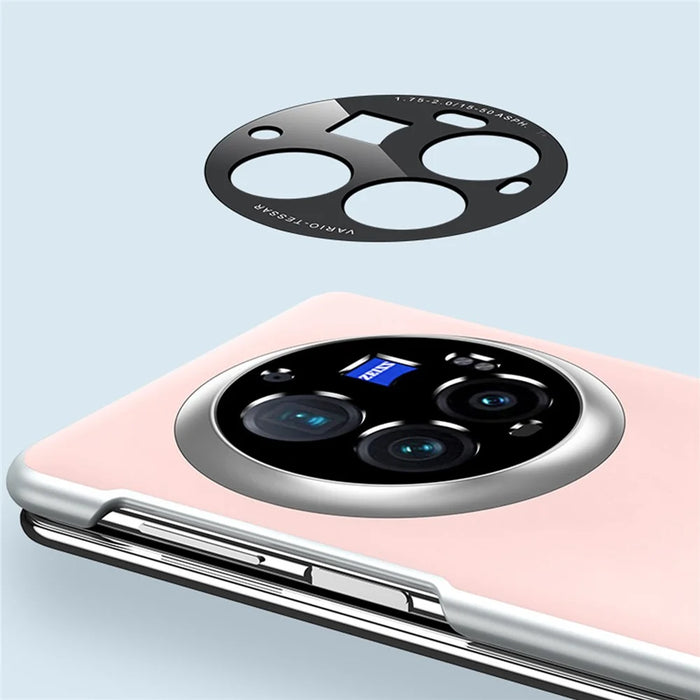 SULADA For vivo X Fold3 Pro Magnetic Case Leather+PC Folding Phone Cover with Spring Hinge - Pink - 5