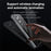 SULADA For Samsung Galaxy Z Fold6 5G Magnetic Case Carbon Fiber Texture Leather+PC Phone Cover - Black - 2