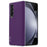 SULADA For Samsung Galaxy Z Fold4 5G Magnetic Phone Case Spring Hinge Leather+PC Hard Phone Cover - Purple - 1