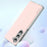 SULADA For Samsung Galaxy Z Fold6 5G Case Leather Back Cover Magnetic Case Hinge Protection - Pink - 6