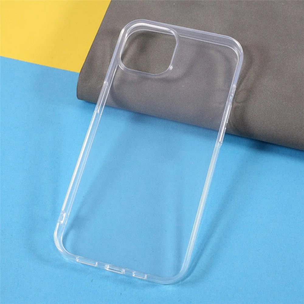X-LEVEL for iPhone 15 Drop-Proof Soft TPU Phone Case Clear Mobile Phone Back Cover - 3