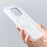 JAUCASE For iPhone 14 Pro Max Case Rhinestone Flower Pattern Phone Cover Compatible with MagSafe - Colorful Flower+White - 6
