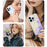JAUCASE For iPhone 14 Pro Max Case Mirror Surface PC+TPU Phone Cover Compatible with MagSafe - Purple Flower - 7