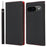 For Google Pixel 9 / 9 Pro Case with Hand Strap Genuine Cow Leather Phone Cover - Black - 1