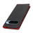 For Google Pixel 9 Pro XL Case Litchi Texture Genuine Cow Leather Phone Cover - Black - 6