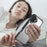 For iPhone 16 Plus Magnetic Case TPU+PC Phone Cover Carbon Fiber Texture - Black - 7