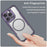 For iPhone 16 Pro Max Magnetic Case Carbon Fiber Texture TPU+PC Phone Cover - Purple - 3