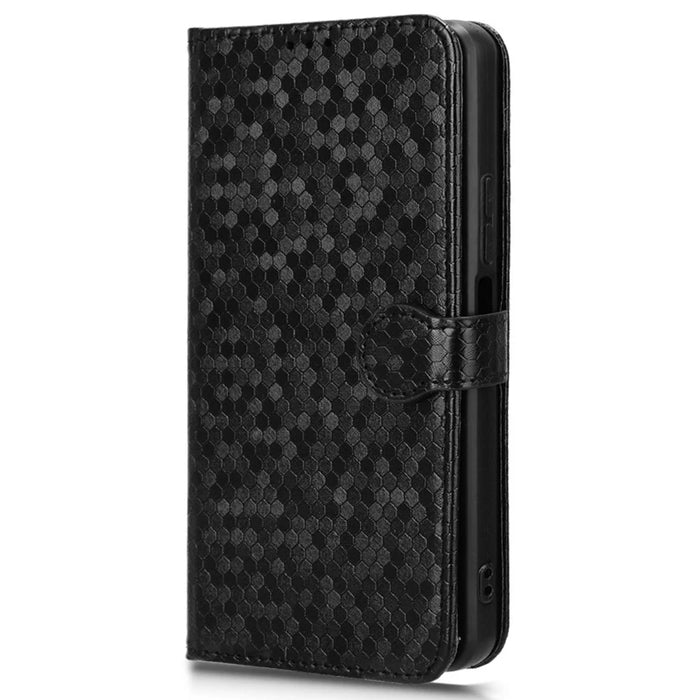 For Ulefone Note 17 Pro Case PU Leather Phone Cover Dot Pattern Flip Wallet - Black - 6