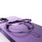 For iPhone 14 Case Compatible with MagSafe PC+TPU Kickstand Electroplating Phone Cover - Purple - 3