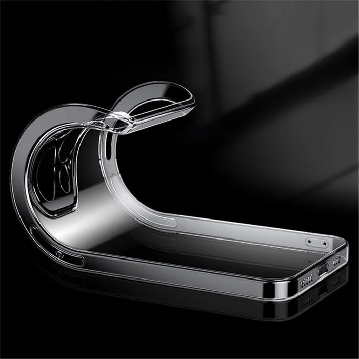 Mobile Phone Cover for iPhone 14 Plus, Black Frame Frop Protection Clear Soft TPU Panel Phone Case - 5