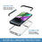 Mobile Phone Cover for iPhone 14 Plus, Black Frame Frop Protection Clear Soft TPU Panel Phone Case - 6
