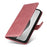 For iPhone 16 Pro Max Stand Case Card Slot Leather Wallet Phone Cover - Pink - 5