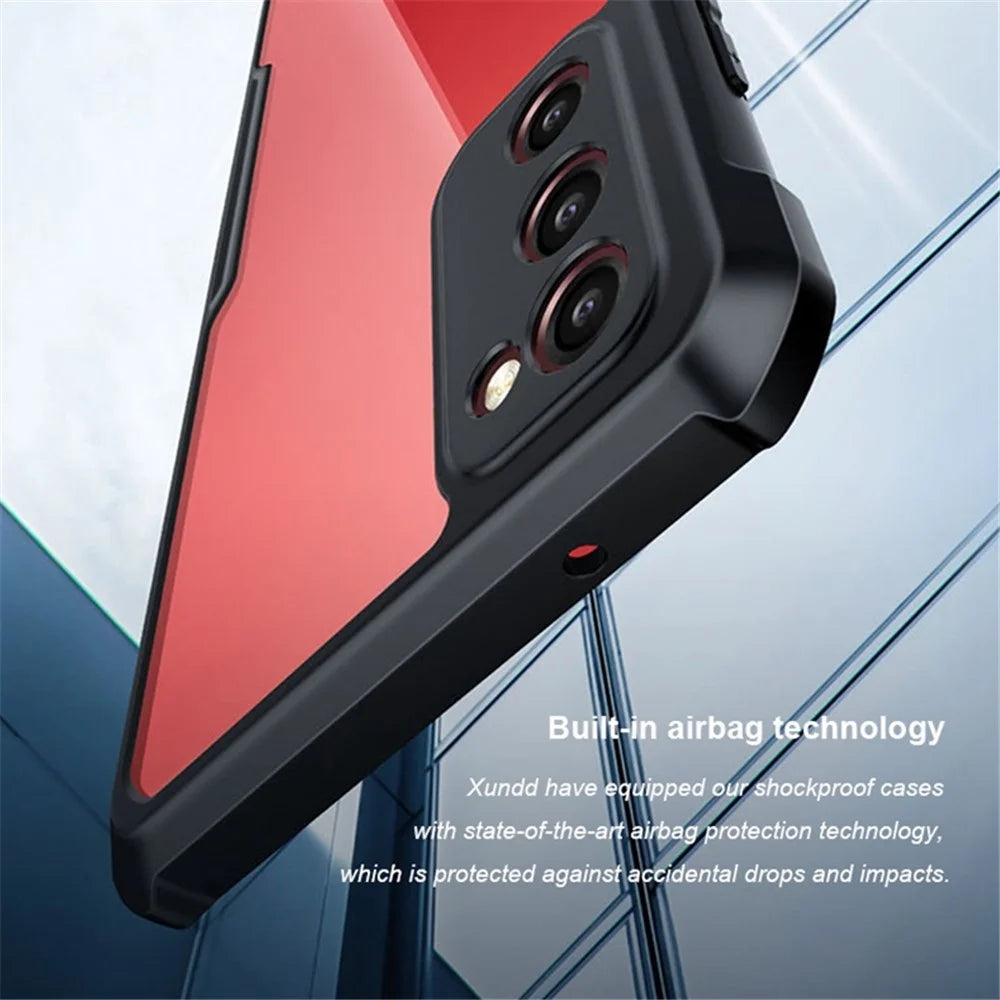 XUNDD For Samsung Galaxy S20 FE 4G / FE 5G / S20 Lite / S20 FE 2022 Shockproof Case Anti-Drop Slim Case Acrylic + TPU Protective Back Cover - 5
