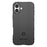 For iPhone 16 Plus Case Soft TPU Phone Cover Square Grid Texture Anti-Slip - Black - 2