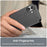 For iPhone 16 Plus Case Soft TPU Phone Cover Square Grid Texture Anti-Slip - Black - 6