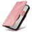 BETOPNICE 001 for iPhone 16 Pro Max Case Wallet Leather Phone Cover with Strap - Pink - 5