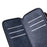 For iPhone 16 Case 9 Card Slots PU Leather Zipper Wallet Phone Cover - Blue - 6
