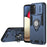 For Samsung Galaxy A03s (164.2mm) / A02s (164.2mm) Case TPU+PC Kickstand Phone Cover - Blue - 1