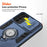 For Samsung Galaxy A03s (164.2mm) / A02s (164.2mm) Case TPU+PC Kickstand Phone Cover - Blue - 3