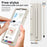 For Samsung Galaxy Z Fold6 5G Case Hinge Protection Leather Back Cover with Front Screen Film / Stylus - Milk White - 4