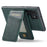 FIERRE SHANN 025 Style For Samsung Galaxy S24 Ultra Case Leather+TPU Card Slots Phone Cover - Green - 4