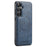 FIERRE SHANN 025 Style For Samsung Galaxy S24 Case PU+TPU Phone Cover Magnetic Case - Blue - 2