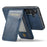 FIERRE SHANN 025 Style For Samsung Galaxy S24 Case PU+TPU Phone Cover Magnetic Case - Blue - 4