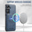 FIERRE SHANN 025 Style For Samsung Galaxy S24 Case PU+TPU Phone Cover Magnetic Case - Blue - 5