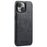 FIERRE SHANN 025 Style For iPhone 14 Plus Case Kickstand Card Slots Leather Back Phone Cover - Black - 2
