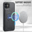 FIERRE SHANN 025 Style For iPhone 11 Case Leather+TPU Phone Cover Detachable Card Bag - Black - 5