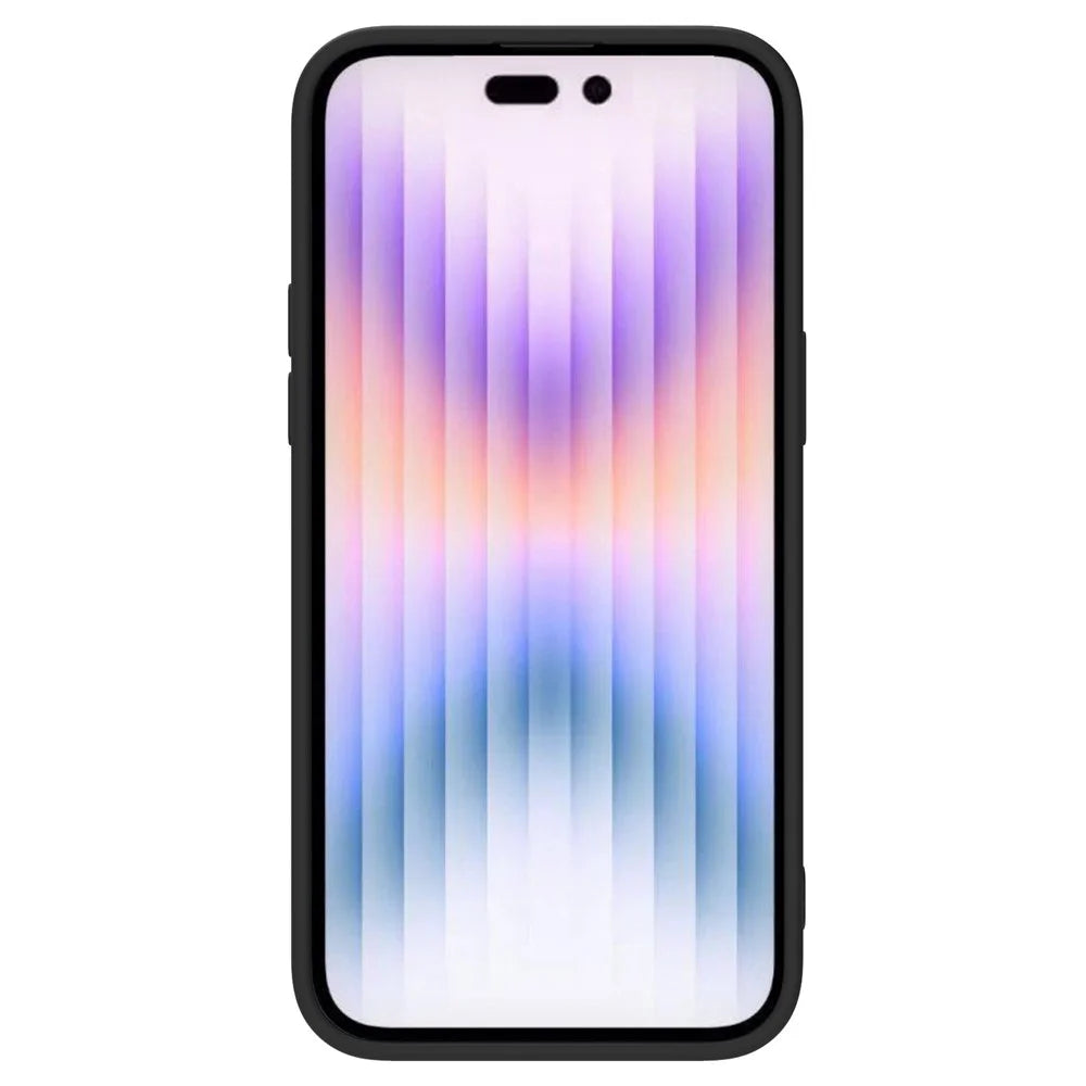 NILLKIN For iPhone 14 Pro 6.1 inch Slide Camera Protection Phone Case Anti-scratch PC + Silicone Cover - Black - 2