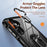 Kickstand Case for Samsung Galaxy A55 5G Case Alloy Lens Frame PC + TPU Phone Cover - Black - 7