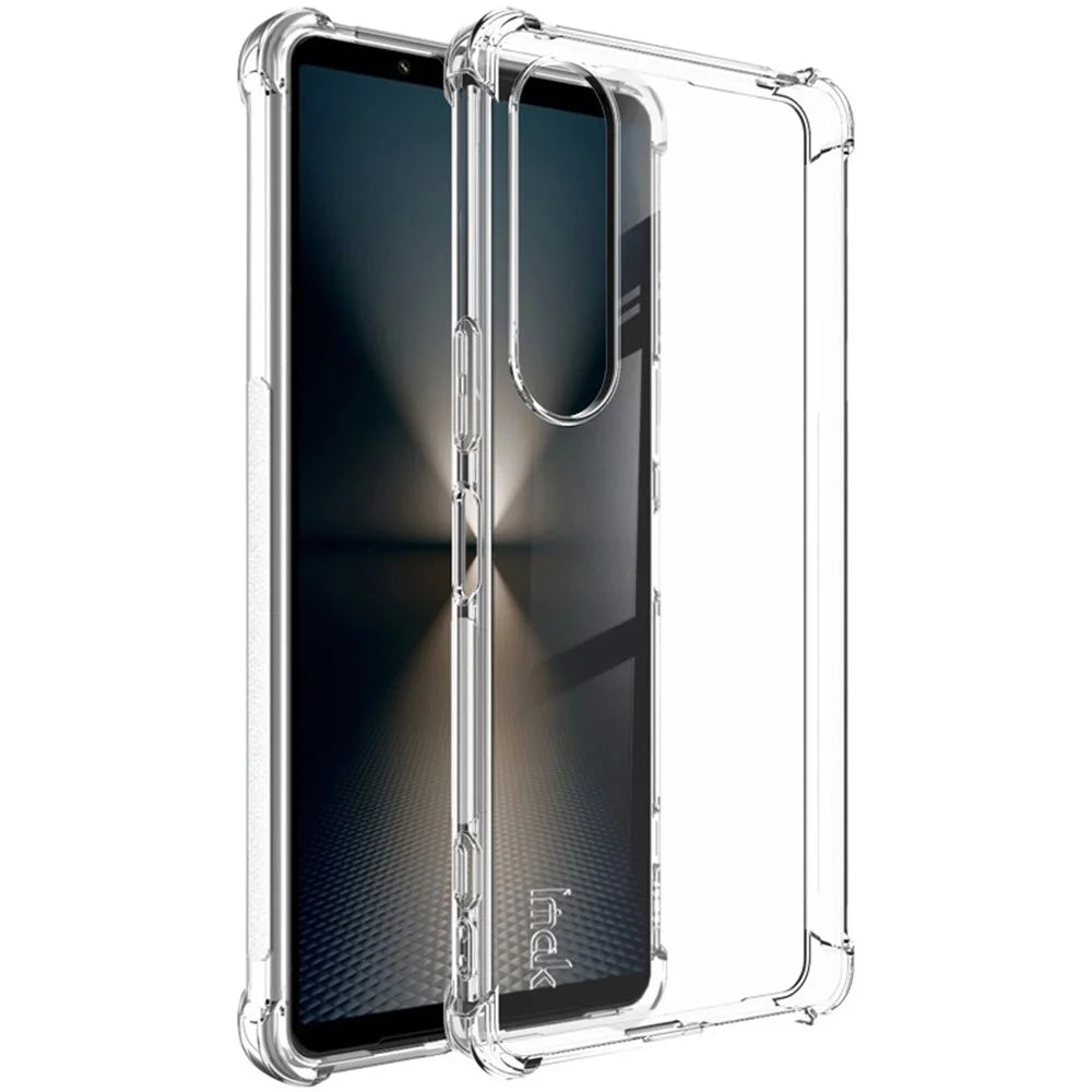 IMAK For Sony Xperia 1 VI Case TPU Phone Cover Four Corners Air Cushion - Transparent - 1