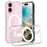 For iPhone 16 Clear Case Compatible with MagSafe TPU+Acrylic Phone Cover - 1