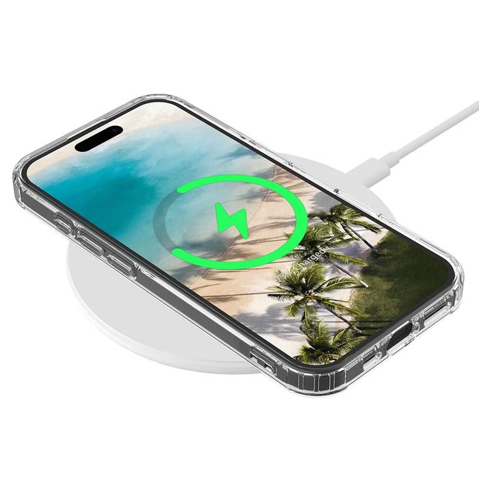 For iPhone 16 Plus Clear Case Compatible with MagSafe TPU+Acrylic Slim Phone Cover - 3