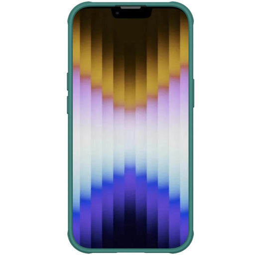 NILLKIN CamShield Pro Series for iPhone 14 / iPhone 13 Slide Camera Protection Phone Case Anti-drop Hybrid TPU + PC Back Cover - Green - 2