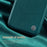 NILLKIN Qin Pro Series for iPhone 14 Plus Cloth Texture Phone Case with Sliding Lens Protection Cover PU Leather Anti-scratch Shell Card Holder - Green - 5