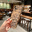 For iPhone 15 Case Electroplated Diamond Texture Drop-Proof TPU Phone Cover - Gold - 3