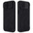 NILLKIN Qin Pro Series for iPhone 14 Plus Ultra Slim Dirt-proof Phone Case with Sliding Lens Protection Cover and Card Slots Anti-fall Phone Flip Shell - Black - 1