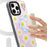YOUNGKIT Mousse Series For iPhone 13 Pro Case IMD Pattern PC+TPU Magnetic Phone Cover - MUScx001-Flowers - 4